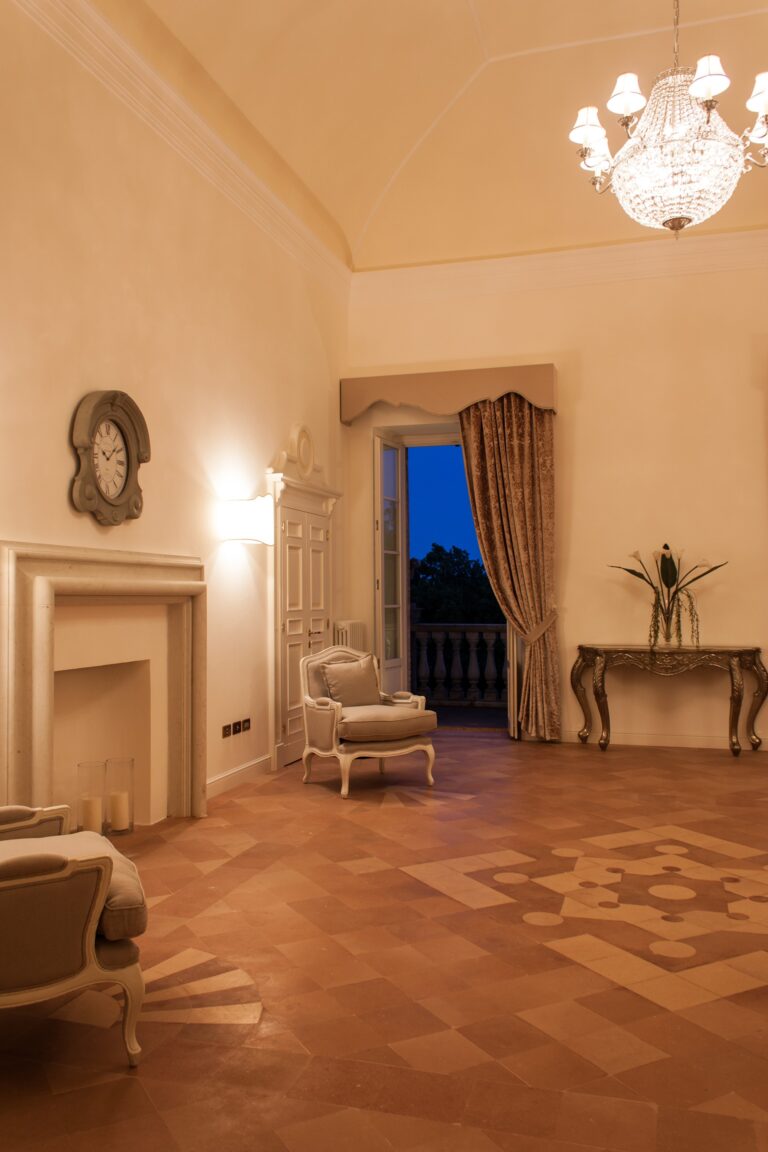 A Salon at Evening, Villa Nena