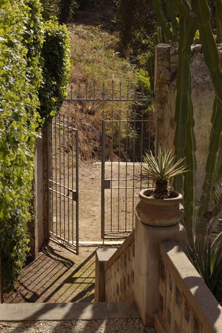 The steps of the convent's kitchen garden, Villa Paola