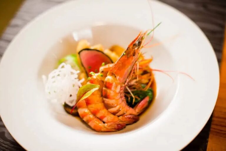 Plated dish from the villa's private chefs, Villa Punto de Vista