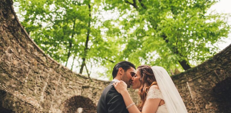 A couple in the garden, Villa Rizzardi
