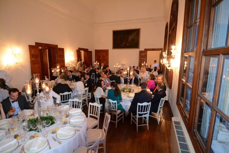 A gala dinner in the villa rooms, Villa Rizzardi