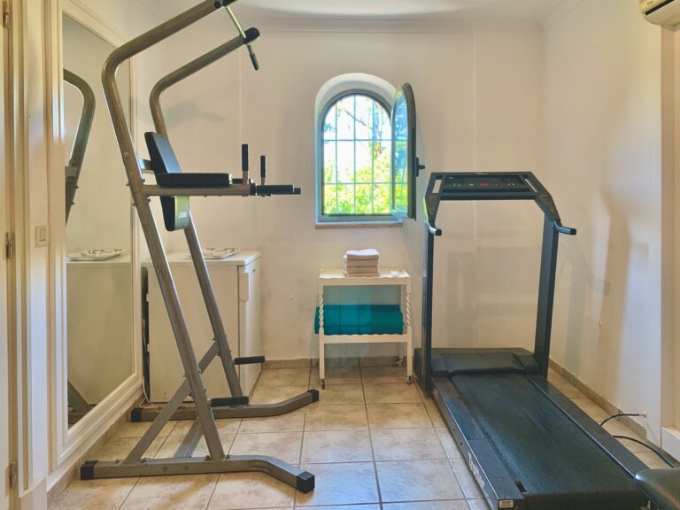 Gym with treadmill, Villa Sylva