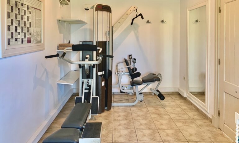 Gym with multi-exercise machine, Villa Sylva