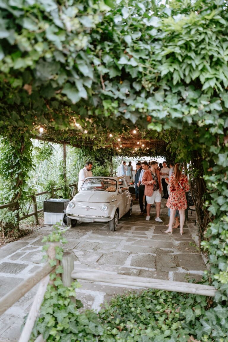 The wisteria pergola, Villa Tolomei Hotel