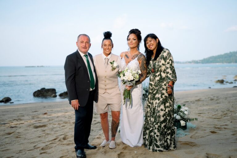 Elopement on Hua Beach, Phuket, Wedding Celebrant Phuket - Paul Cunliffe