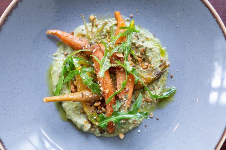 Roast carrot dish, West Lodge Park