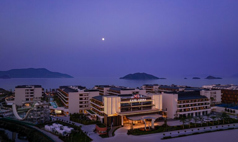 XO Cape Arnna: The resort at dusk, Fethiye
