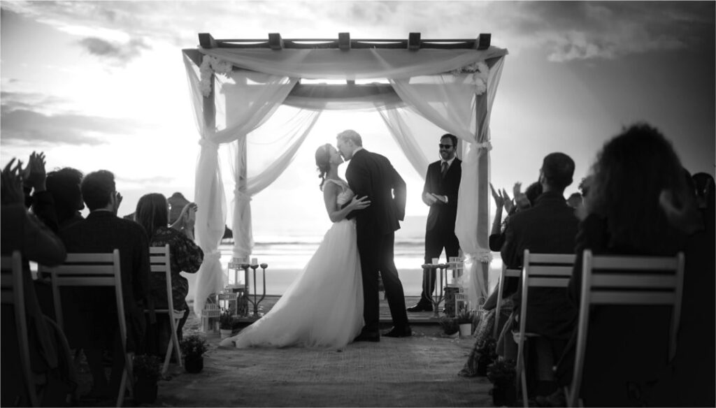 Ceremonies in the hall or on the sand
