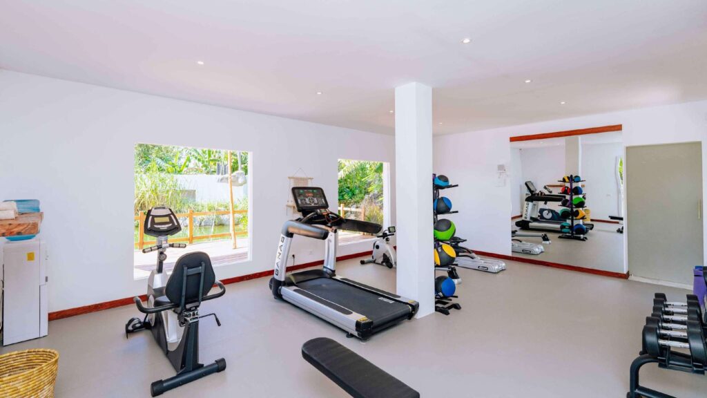 The gym, Ycona Luxury Resort
