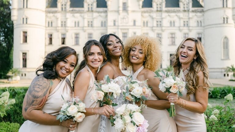 Bouquets and bridesmaids, Znaharchuk Studio